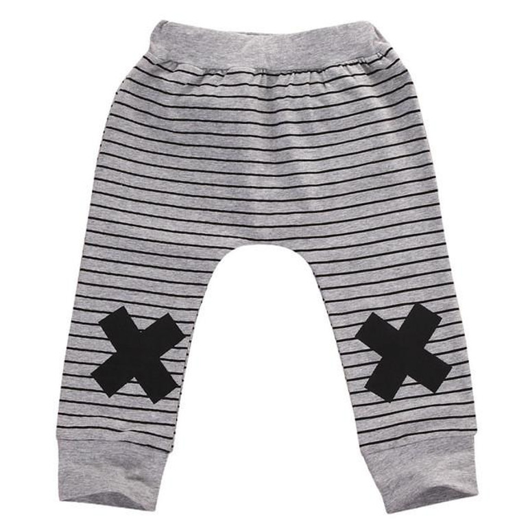 Autumn Spring Striped Newborn Baby Boys Girls Bottoms Monster Harem Pants Leggings  Trousers