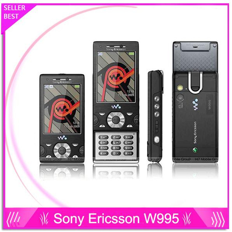 w995 Original Sony Ericsson w995 mobile phone 3G network Walkman 4.0 player WIFI Bluetooth GPS cell phones Free Shipping