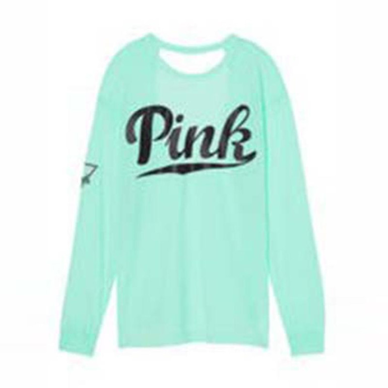 Vs Pink Letters Printed Women Hoodies Loose Casual Women Love Pink Sweatshirts Floral Hoodie Poleron Moletom Feminino P18 Z30