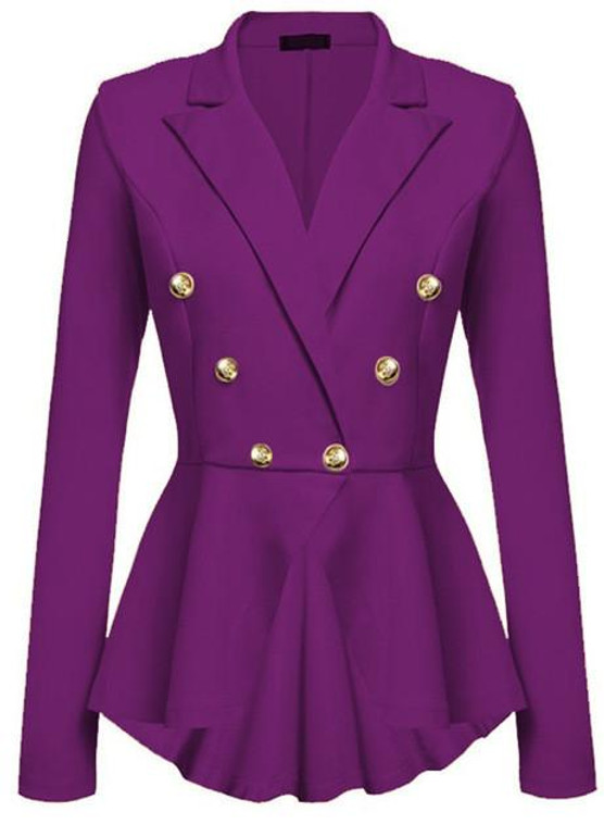 Autumn Fashion Women Slim Fit Blazer Jackets Long Sleeve Blazer Workwear Casaco Feminino Solid No Button Clothes Plus Size