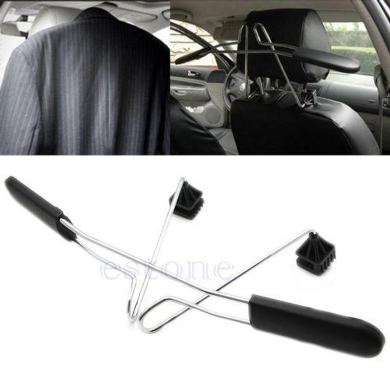 1PC Stainless Metal Car Auto Seat Headrest Clothes Coat Suit Jacket Hanger Holder