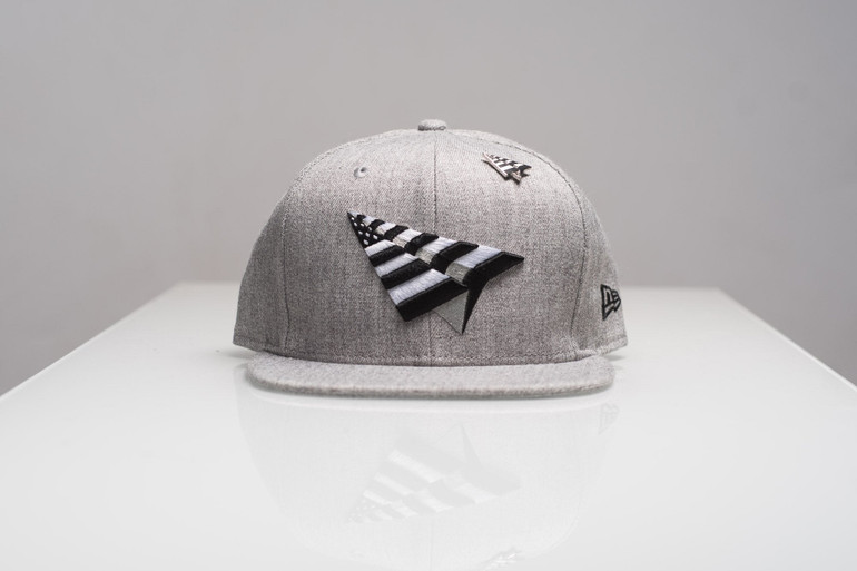 Rocnation Wool Crown Snapback - Grey