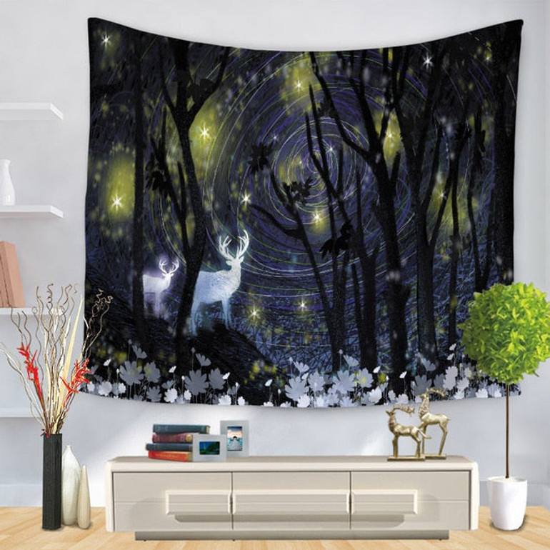 Spiral Forest Tapestry