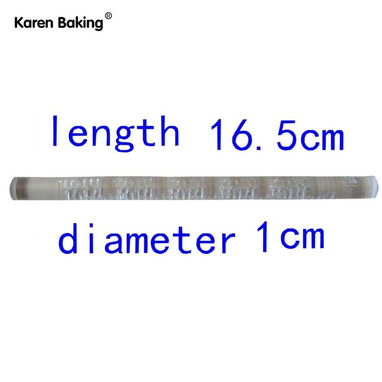 Rock Formation 3D Transparent Fondant Embossing Rolling Pin Embossed Texture Biscuit Cake Decorating Tools A407
