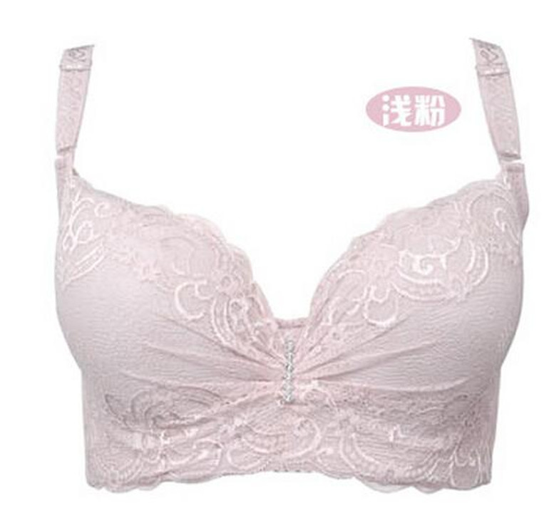 2016 hot! 3/4 cup lace push up bra summer style large size sexy women underwear thin section cup C cup D cup E bra for women