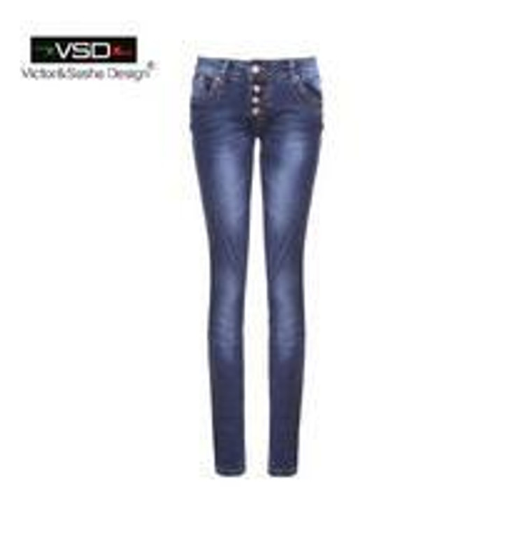 2016 AutumnTop New Hot Sale STRETCH JEANS Pencil Ripped Skinny Jeans Woman Fashion Slim Blue Low Waist Women's Slim Denim Pants