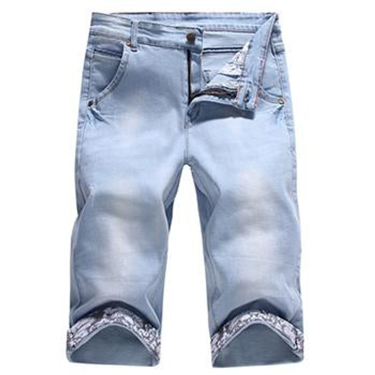 2017 Brand Shorts for men Summer Men denim Shorts Fashion Designers Shorts Cotton Jeans Slim Jeans Shorts Men Plus Size 38