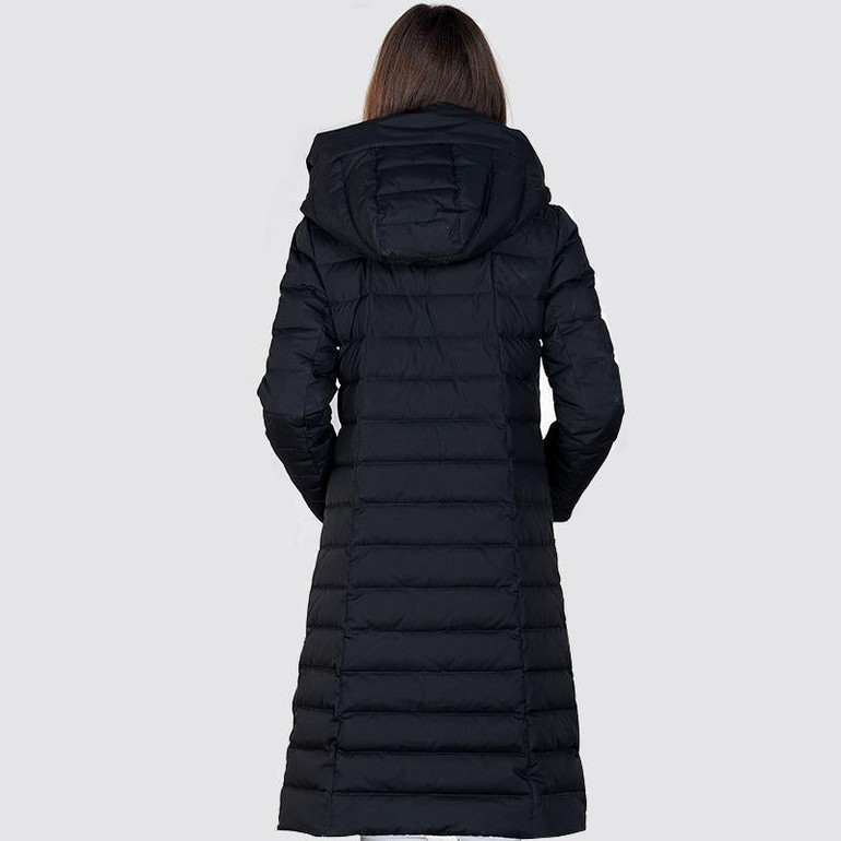 Arbitmatch Fashion Length Down Parka Hooded Ladies Thickening Outwear Winter Jacket Women Warm 90% White Duck Down Coats Female