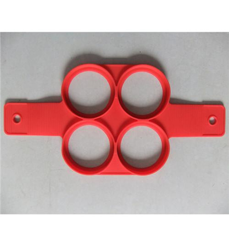 Free shipping 2017 new Flippin' Fantastic Nonstick Pancake Maker Egg Ring Maker Perfect Pancakes Easy Silicone egg pancake mold