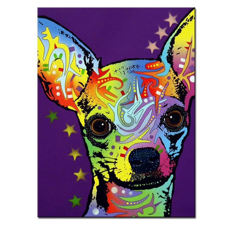 Large size Print Oil Painting Wall painting Chihuahua Home Decorative Wall  Art Picture For Living Room paintng No Frame Large size Print Oil Painting Wall painting Chihuahua Home Decorative Wall  Art Picture For Living Room paintng No Frame