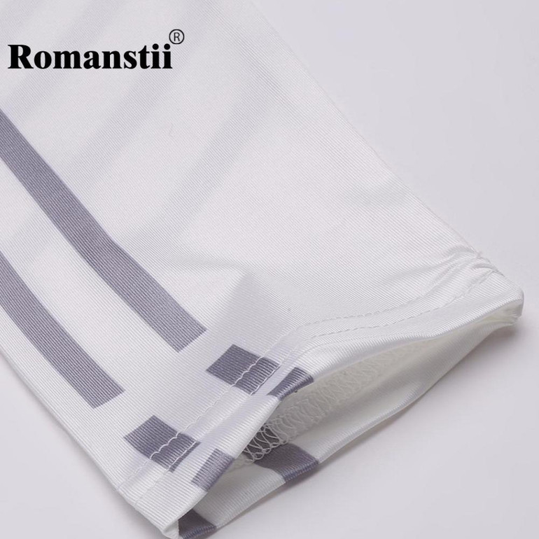 Romanstii Legging Women Fashion Sexy Lady Fitness Striped Slim Footless Push Up Pants Female Trousers Workout Leggings Clothing