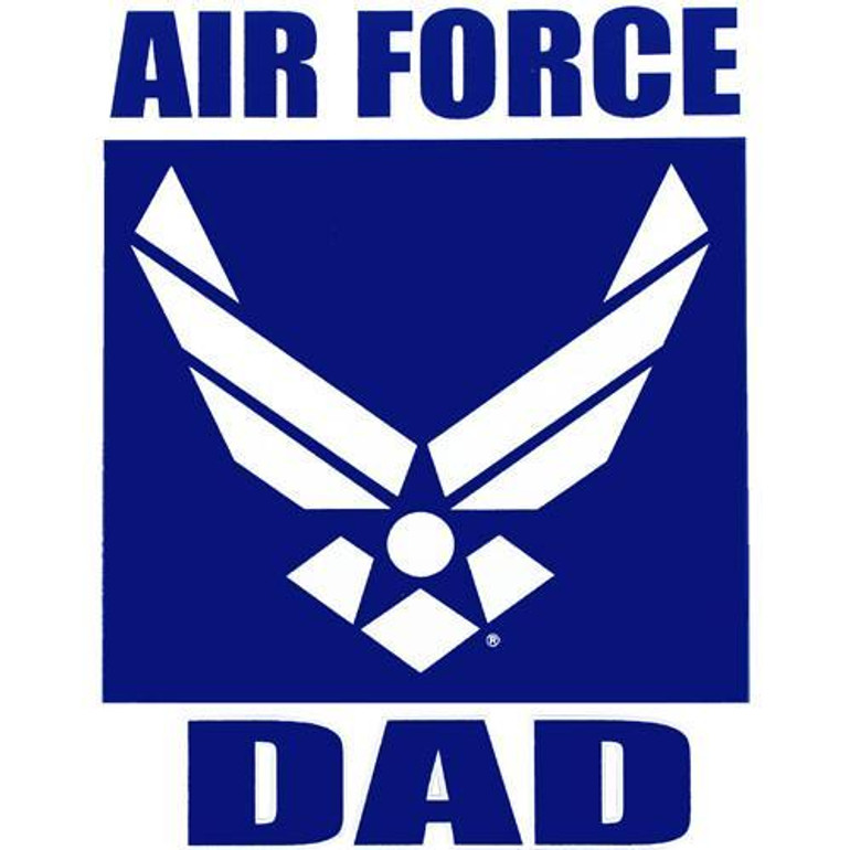 Air Force Dad Hap Arnold Clear Decal