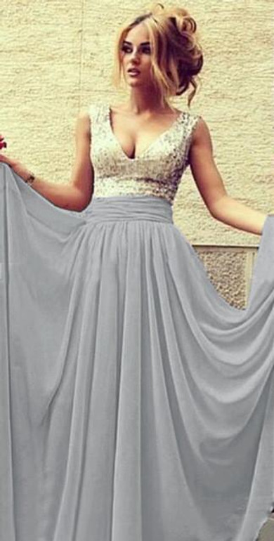 2017 Cheap Simple Bridesmaid Dresses Long Lavender Turquoise Burgundy Sequins Bridesmaid Dress Elegant V Neck Prom Gown