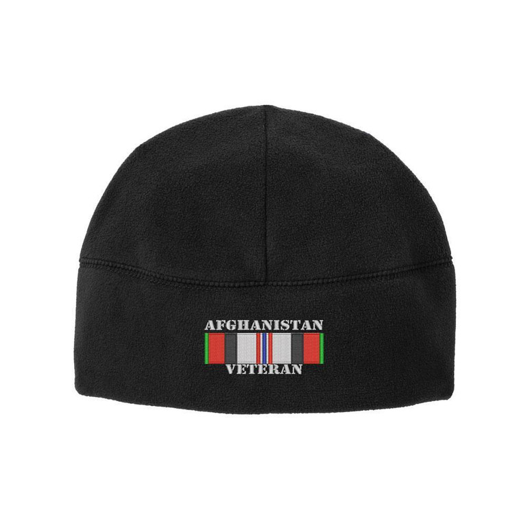 Afghanistan Veteran Fleece Watch Cap Beanie