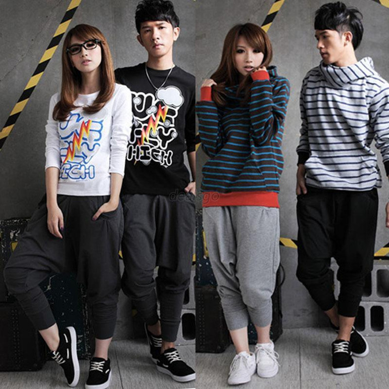 2016 Men Women Casual Hip Pop Pants Harem Pants Drop Crotch Sweatpants Baggy Dance Pants Trousers Slacks YC