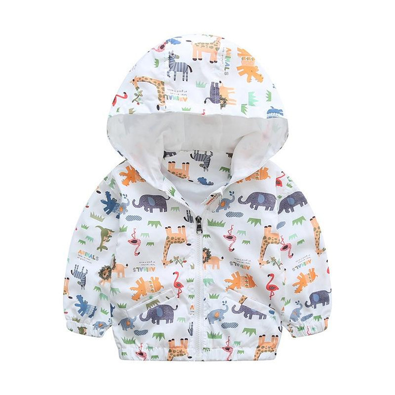 2017 Spring Autumn Outerwear Boys Girls Coat Children Hooded Jackets Outwear Kids Clothes Jacket Kids Windbreaker