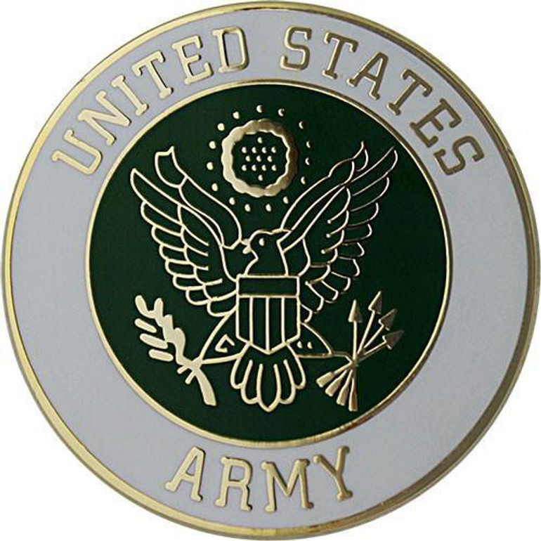 Army Large Crest 1 1/2" Lapel Pin