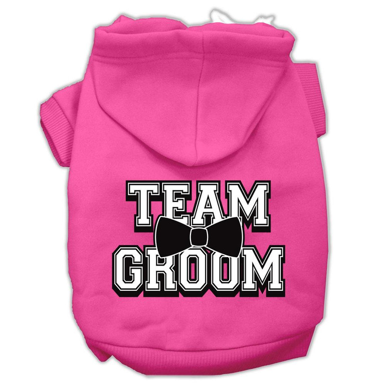 Team Groom Dog Hoodie