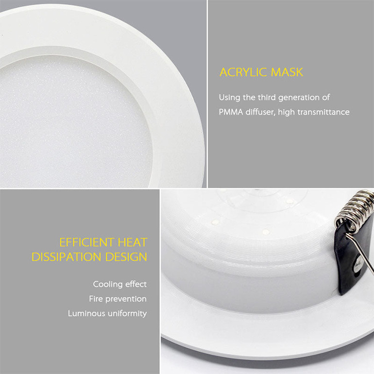 Dimmable Waterproof LED Recessed Downlight 5W 7W 9W 12W 15W LED Spot Light Ceiling Lamp Home Lighting AC 220V For Bathroom lamp Dimmable Waterproof LED Recessed Downlight 5W 7W 9W 12W 15W LED Spot Light Ceiling Lamp Home Lighting AC 220V For Bathroom lamp