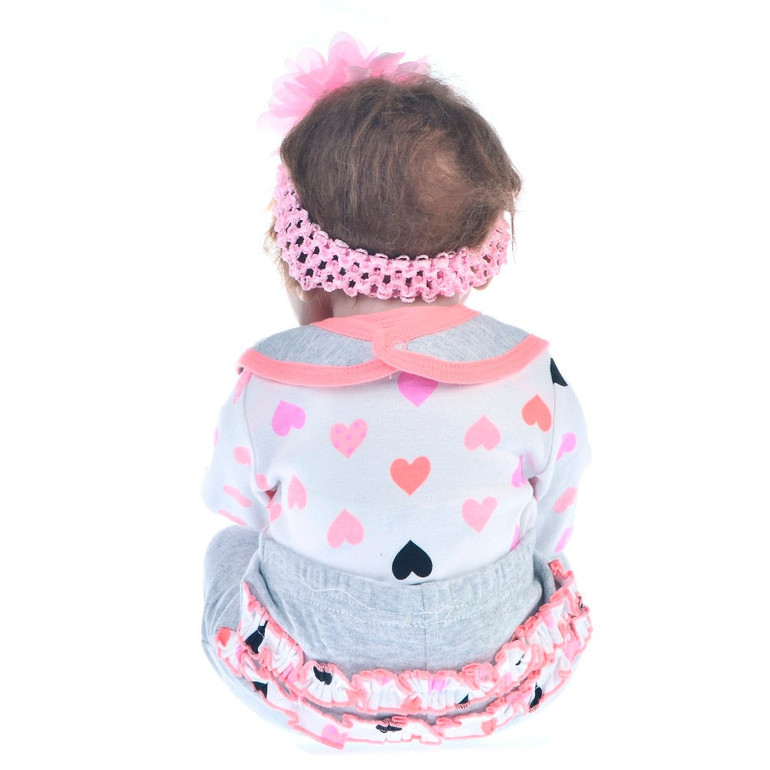 Lifelike Reborn Doll Cloth Body 22" 55 cm Realistic Sleeping Girl Princess Lovely Baby Dolls For Kid Birthday Gift Toddler Toy