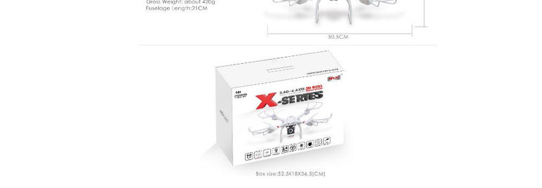 Original MJX X101 With WIFI Camera 6-Axis Gyro Headless Mode WIFI FPV Quadcopter RTF 2.4GHz Quadcopter With original box