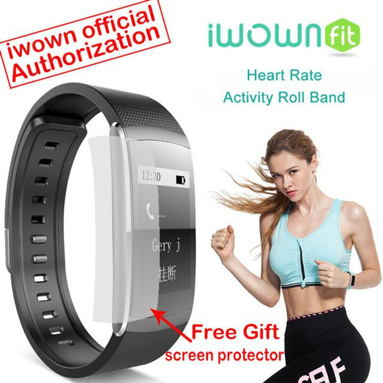 Original IWOWN I6 PRO Smart Wristband Heart Rate Monitor IP67 Waterproof Smart Bracelet Fitness Tracker support Andriod IOS
