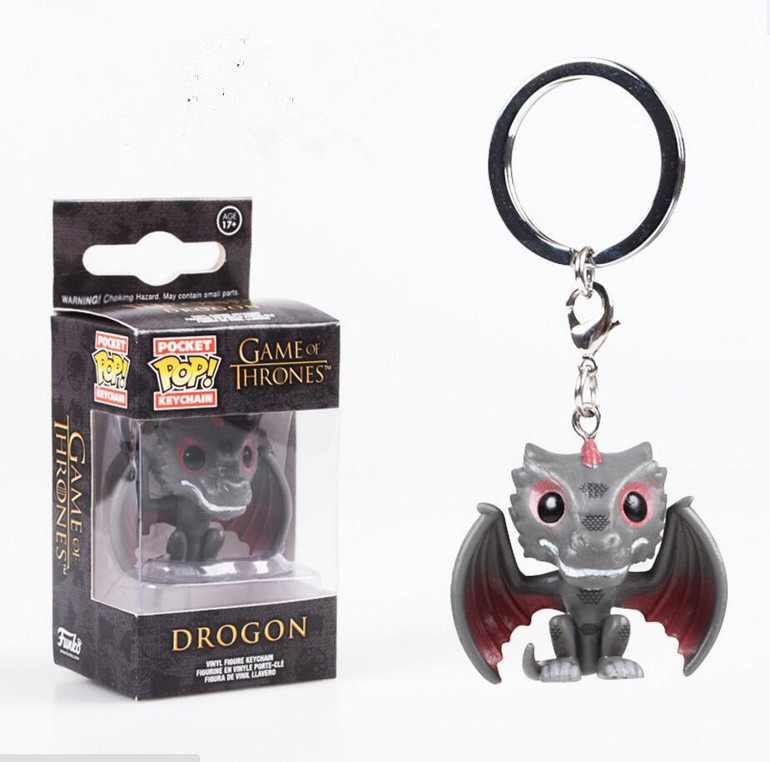 Harry Porter Funko Pop game of thrones keychain Thor Hulk Captain America Deadpool the walking dead Doctor Who key ring