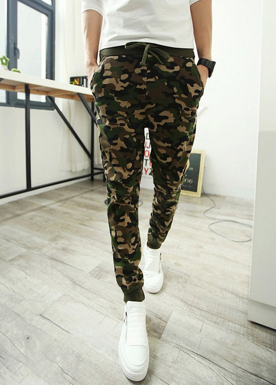 New Styles New 2016 Sweatpants For Men Camouflage Military Pants Mens Joggers Baggy Pants Men's Pants Pantalones Hombre