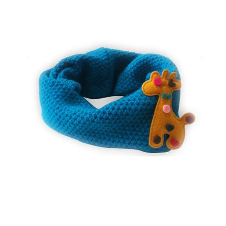 New Style Winter Warm Woolen Snood Scarf Newborn Kids Baby Knitted Neckerchief Scarf 2-7Y
