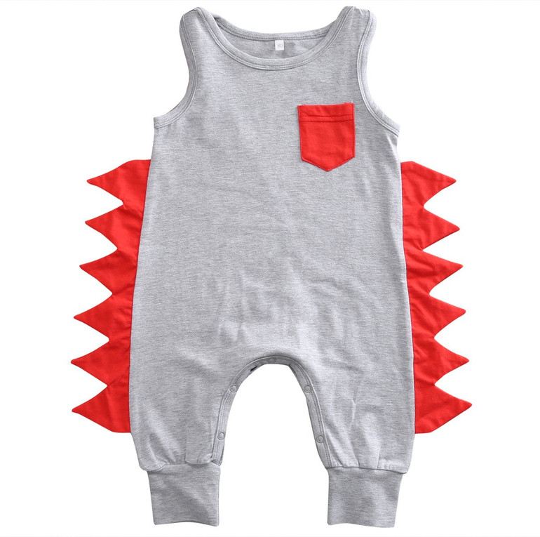 Cotton dinosaur Romper baby clothes Newborn Baby Boy Sleeveless Romper Jumpsuit Playsuit Outfit Clothes 0-24M Cotton dinosaur Romper baby clothes Newborn Baby Boy Sleeveless Romper Jumpsuit Playsuit Outfit Clothes 0-24M