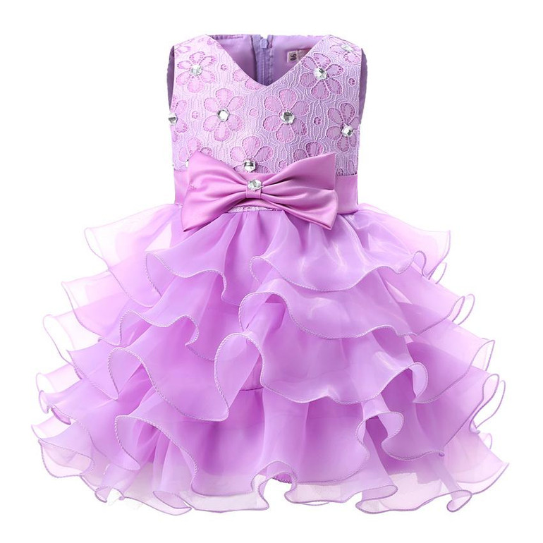 2017 Newborn Baptism Baby Girls dress Kids Clothing Birthday Party Vestido Princess dresses summer Girl Dress children clothes