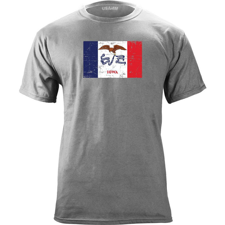 Iowa State Flag T-shirt Iowa State Flag T-shirt