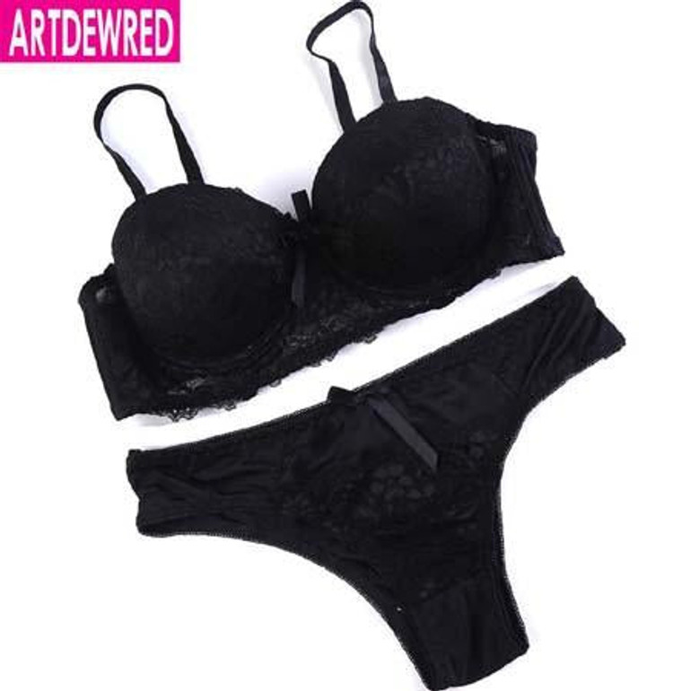 Intimates Set Women Sexy plus size Bra Sets Embroidered Lace Bra And Pantie Set BC 36 38 40 42 Sexy Lingerie Set Brassiere suit