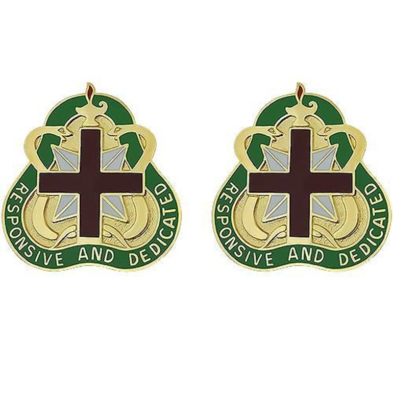 Medical Command Unit Crest (Responsive And Dedicated)
