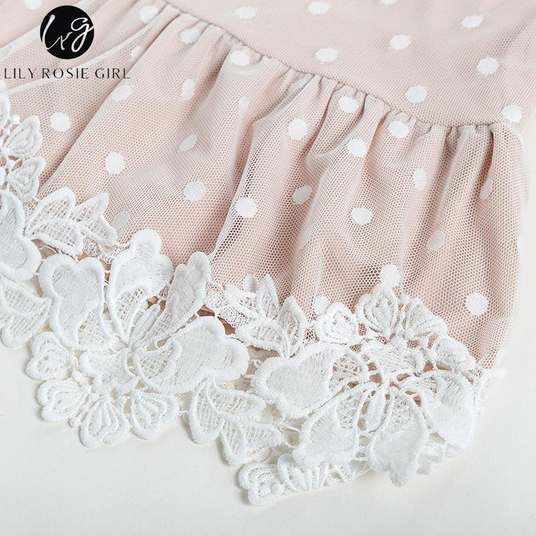Lily Rosie Women's White Lace Mini Dress - Summer 2018 Style