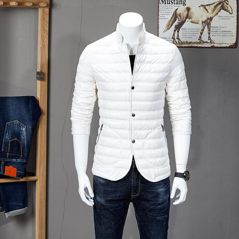 Lightweight Men's Warm Blazer Jacket - Stylish & Casual Parka