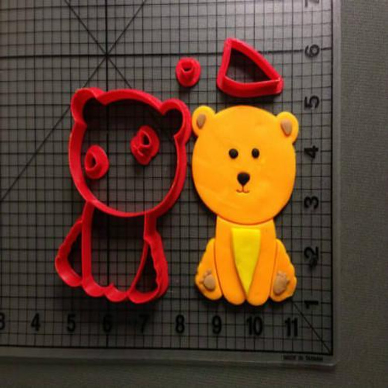 3D Printed Lion Zebra Giraffe Cookie Cutter Set