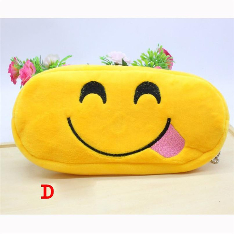 Velvet Expression bag Pencil Pen Case Cosmetic Makeup Travel Pouch Bag Stude Hot Sale Wholesale Free Shipping 30RI12