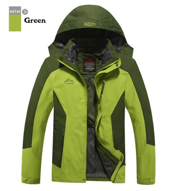 UNCO&BOROR Big size L~6XL,7XL,8XL outwear Waterproof Windproof Breathable Warm Jacket Winter Men Coat parka 2 in 1 set Clothing