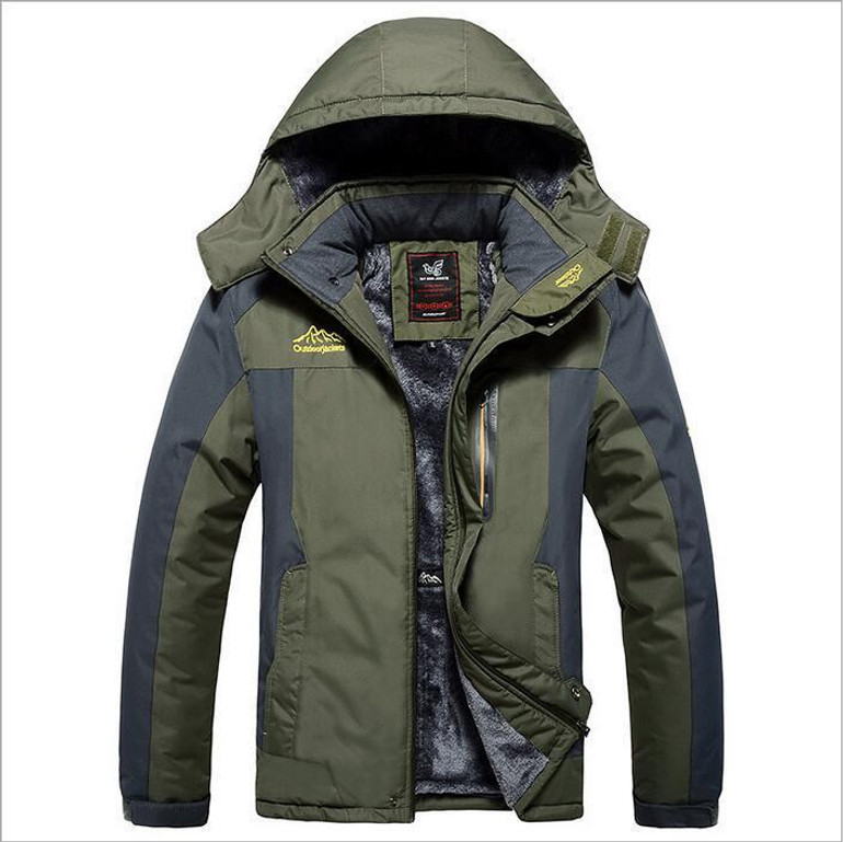 UNCO&amp;BOROR king Size 5XL,6XL,7XL,8XL 9XL warm Winter Jacket Men fleece thicken waterproof parka men jacket coats brand clothing