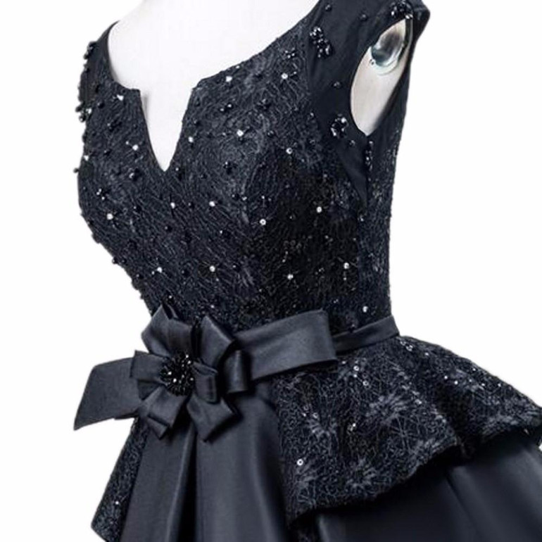 ANTI 2017 Vintage Black Cocktail Dresses Robe De Vestidos De Coctel Evening Party Short Gowns For Graduation Sweet 16 Years