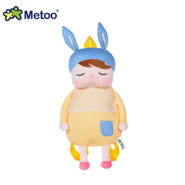 Animals Cartoon Bags Kids Doll Plush Backpack Toy Children Shoulder Bag for Kindergarten Angela Rabbit Girl Metoo Backpack