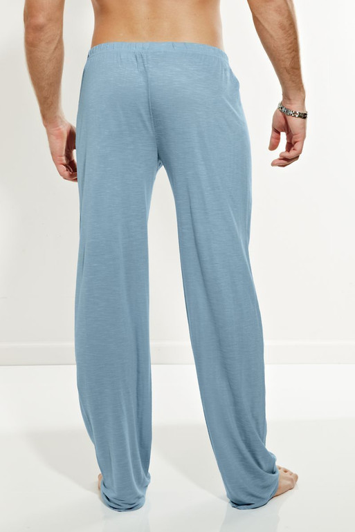 Andres Velasco Light Blue Slub Pant