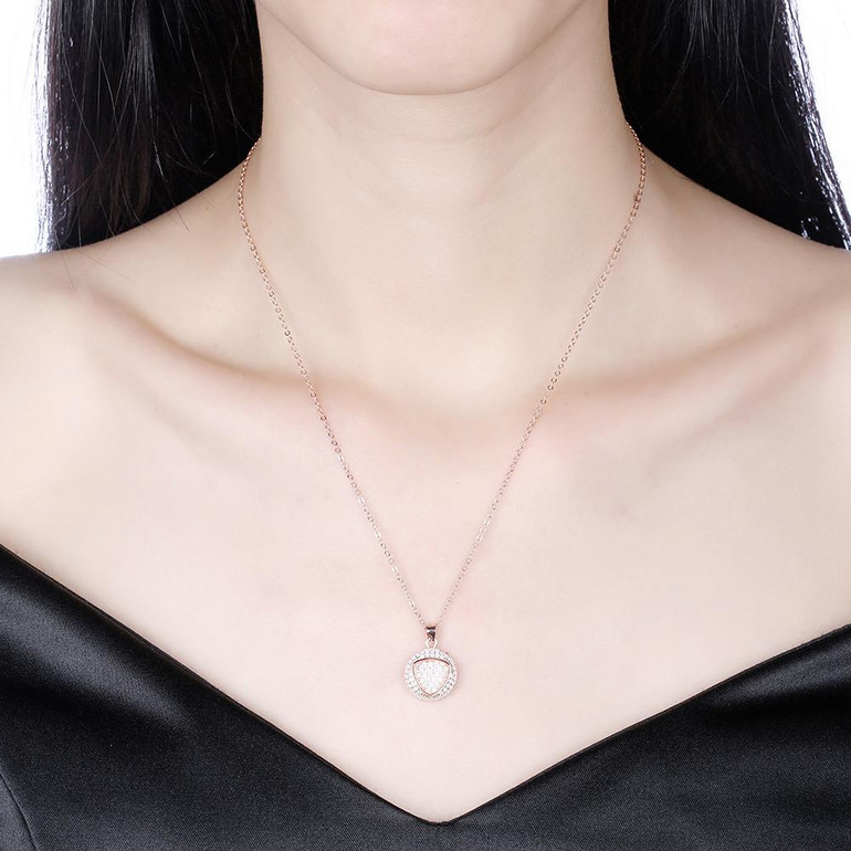 Sterling Silver Necklace with Swarovski Crystals