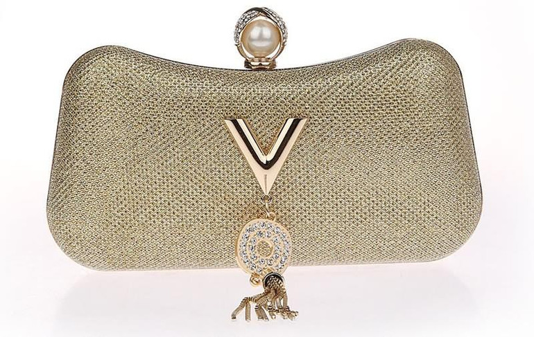 LUXY MOON Women Evening Bags Fashion Tassel Lady Diamond Clutch Chain Shoulder Bag Small Purse Messenger Bag Handbags ZD739
