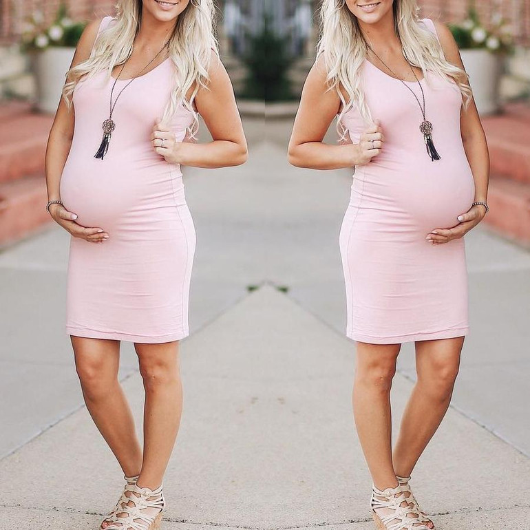 Maternity Knee-Length Dress