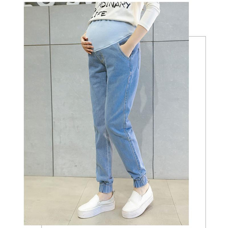 Maternity Denim Trousers Pregnancy Jeans For Pregnant Women Jeans High Waist Pregnancy Clothes Pants Maternity Clothes B0184