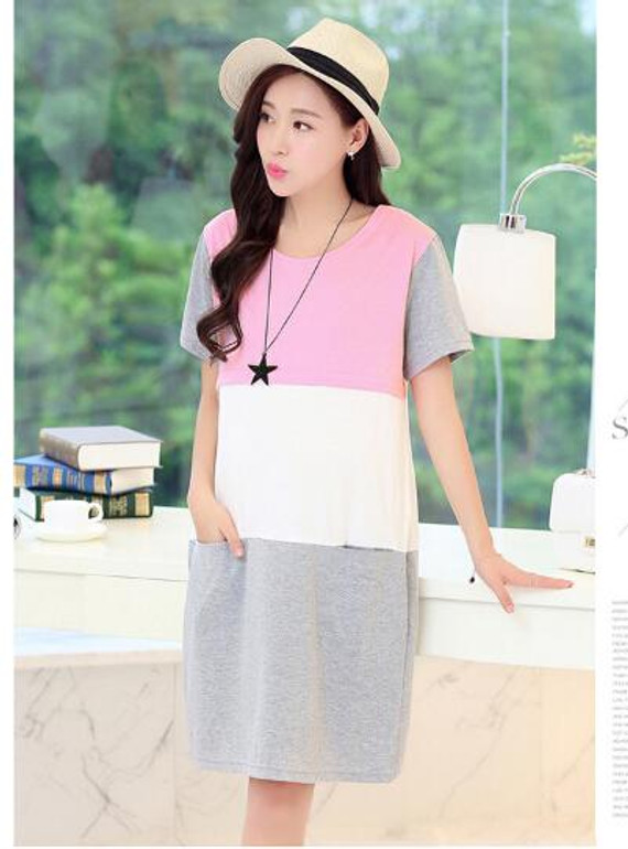 Maternity Clothes Cotton Maternity Dresses Pregnant Dress Women pregnancy clothes Woman maternity Summer Dress For Breastfeeding