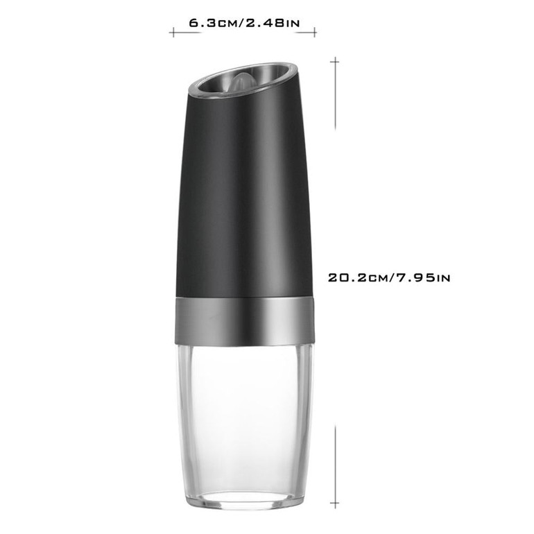 Automatic Electric Pepper Grinder LED Light Salt Pepper Grinding BottleFree Kitchen Seasoning Grind Tool Automatic Mills 2018