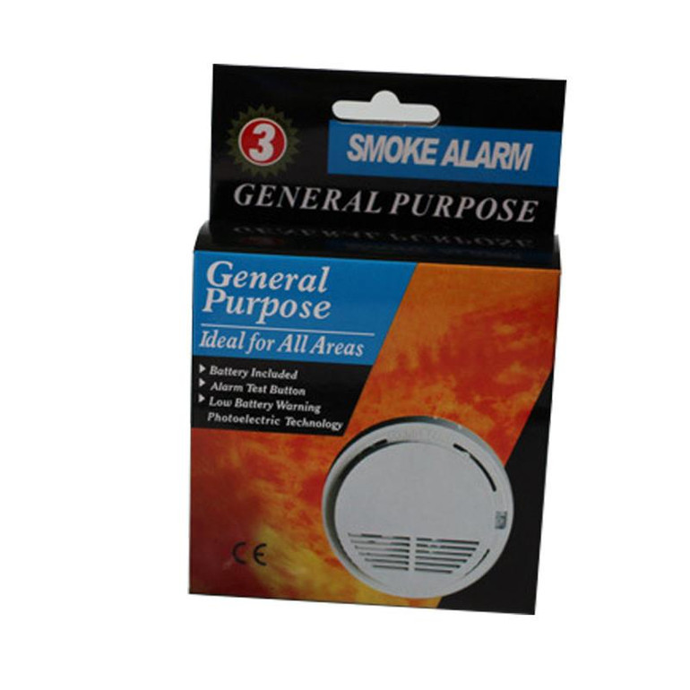 High Sensitive Photoelectric Wireless Smoke Fire Detector Alarm System Home Security Safety Garden smokehouse Alarm Detector